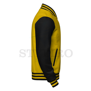 OEM Manufacturer Outdoor <b>Warm</b> Winter Wool / Polyester Letterman <b>Jacket</b> Fashionable Windproof Casual Letterman <b>Jackets</b> - Product Image 4