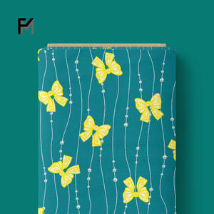 2025 Finemore doux coton <span class=keywords><strong>Liberty</strong></span> Tana tissu chaîne perle nœud <span class=keywords><strong>ruban</strong></span> à la mode rose jaune vert violet Orange personnalisé enfants conceptions - Product Image 5