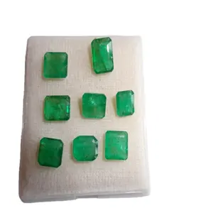 Piedra preciosa suelta verde esmeralda natural de grado AAA accesorio de joyería de alta calidad con certificado IGI - Product Image 1