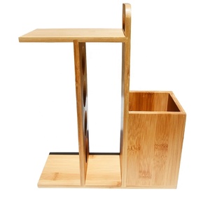 Organizador de Especias de Bambú de 3 Niveles para Cajón de Cocina - Bandeja Inclinada para Frascos de Condimentos - Product Image 3