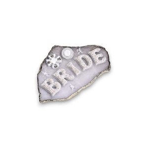 Broche de corazón con ojo bordado a mano y broche de moda con cuentas de alambre de lingotes - Product Image 6