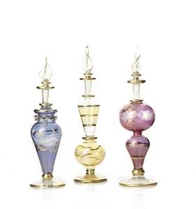 Botellas de muestra de Perfume vacías de vidrio soplado de 5ML botella de regalo cosmética recargable con caja para decoración del hogar - Product Image 2