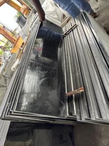 Granit noir naturel de qualité supérieure dalles polies de haute qualité intérieur extérieur ateliers escaliers extérieur salon salle de bain - Product Image 2