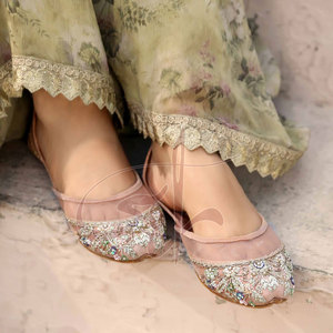 Zapatos Khussa Profesionales para Mujer, Antideslizantes, con Estampado, Material Duradero, Suela de Cuero Genuino, Parte Superior de Terciopelo, Marca Privada - Product Image 2