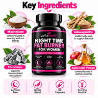 Gummies Minceur Brûle-Graisse Nocturnes à Marque Blanche pour Femmes – Complément Herbal pour la Perte de Poids et le Métabolisme, Convient aux Femmes Enceintes