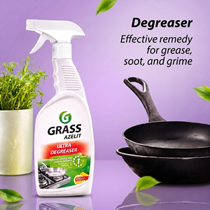 GRASS อะเซลิท น้ำยาล้างคราบไขมันสำหรับอุปกรณ์ครัวสแตนเลส 600 มล. |   สเปรย์ทำความสะอาดโฟมอัลคาไลน์สำหรับเครื่องทอด เตา และตัวกรอง - Product Image 4