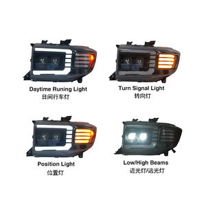 Фары Maictop: Горячая распродажа светодиодных фар головного света, дневных ходовых огней (ДХО) для Toyota Land Cruiser 70 Series LC76, LC79, LC78 - Product Image 4