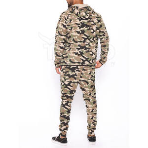 Survêtement de fitness en polaire d'hiver 2 pièces de haute qualité pour hommes, pantalon de sport respirant à séchage rapide avec logo personnalisé pour adultes - Product Image 3