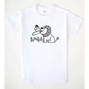 T-shirt Promozionale Roma Gladiator con Design Gladiatore Iconico - Product Image 1