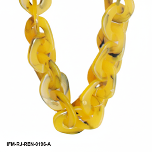 Collier tendance en résine avec pendentif en tranches d'orange séchées, bijoux d'été vibrants, cadeau botanique fait main pour elle - Product Image 2