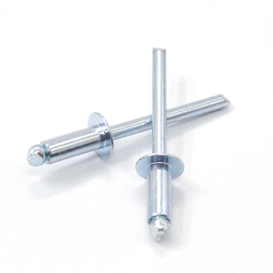 Rivets aveugles en acier à tête ronde à extrémité ouverte de taille standard, prix d'usine - Product Image 1