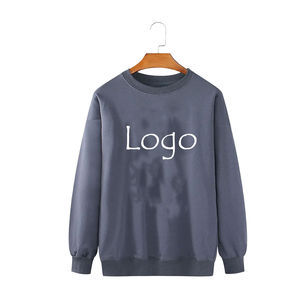 Sudadera de cuello redondo de lana informal para mujer profesional, ajuste relajante para invierno, trajes diarios, posición de logotipo frontal para descansar - Product Image 1