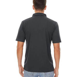 Camiseta de Manga Corta de Punto Sólido Antiarrugas para Hombre en Corte Clásico - Product Image 1