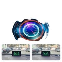 Trendy Auto LCD Universal Car In-vehicle Beidou GPS Head-up Speedometer Beidou PGS Tampilan Kecepatan KM/MPH
