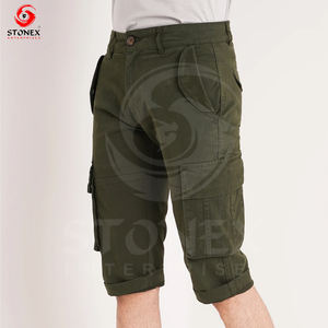 Pantalones cortos Cargo nuevos de Color sólido para hombre, pantalones cortos de verano para hombre, ropa de calle informal para hombre, pantalones cortos holgados de talla grande con múltiples bolsillos - Product Image 2