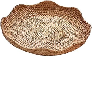 Customised Handmade Rattan Bread Storage <b>Basket</b> Fruits Vegetable <b>Bathroom</b> Waste <b>Basket</b> - Product Image 2