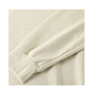 Alta calidad Unisex transpirable 100% algodón polar Oversize Drop Shoulder Crewneck Anti arrugas transpirable sudadera logotipo personalizado - Product Image 5