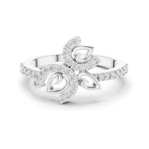 Bague pour femme en diamant de laboratoire 0,313 CT, clarté VVS-VS EF, or 18 carats, 14 carats, 10 carats et argent 925, or rose, or jaune, or blanc - Product Image 2