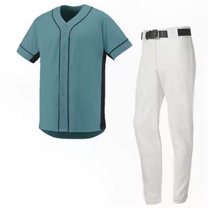 Conjunto de Uniforme de Béisbol Unisex con Jersey y Pantalones Estampados Transpirables para Juego en Equipo y Ropa Deportiva - Product Image 1