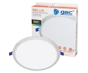 Luminaria LED Empotrable Redonda Gris de 18W y 4000K (GSC 201000102) - Product Image 2