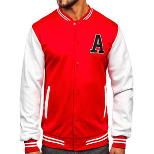 Fabricante OEM de alta calidad Chenille bordado hombres Universidad personalizado béisbol Bomber Puffer chaqueta de invierno - Product Image 3