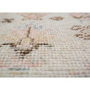 พรมขนสัตว์ถักมือ Erbe สีเบจและสีน้ำตาล ลายเหรียญรูปสี่เหลี่ยมผืนผ้า แบบจิ๊กซอว์ สไตล์ทับริซ สำหรับทางเข้าบ้าน ห้องนั่งเล่น รุ่น GS-1014 - Product Image 3