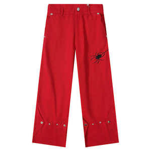 Bon marché Streetwear Pantalon en coton style baggy Pantalon long droit Pantalon en denim à jambes larges pour homme Mode personnalisée OEM - Product Image 4