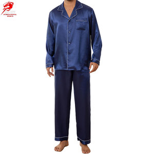 Ensemble de pyjama pour homme de haute qualité, design optimal, respirant, léger, pour toutes les nuits, faible MOQ. - Product Image 1