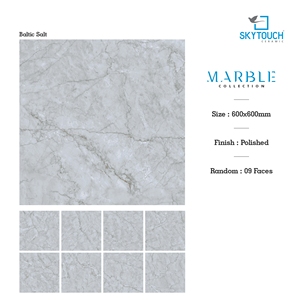 Azulejos de Porcelana Vitrificada Esmaltada de Alta Calidad, 600x600 mm, Aspecto Moderno, Antideslizantes y Antibacterianos, para Pisos de Centros Comerciales - Product Image 3