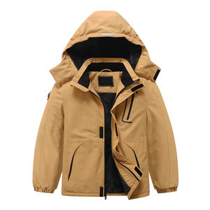 Veste d'université pour enfants avec capuche amovible et poignets rayés - Product Image 3