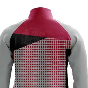 Vestes de rugby de luxe à texture douce, haut de gamme, confortables, coupe décontractée, fermeture éclair intégrale, vêtements de sport en promotion - Product Image 6