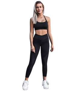 Ensemble de yoga respirant 5Xl grande taille vêtements d'entraînement 2 pièces bout à bout serré Fitness femmes vêtements de yoga ensemble grande taille - Product Image 2