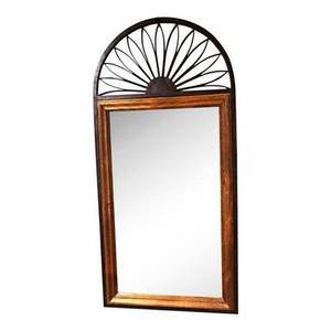 Round Shape Handmade <b>Wooden</b> Framed Wall <b>Mirror</b> Manufacturer and Exporter Home Wall Decorative <b>Wooden</b> <b>Mirror</b> - Product Image 6