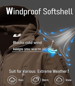 เสื้อแจ็คเก็ตมีฮู้ดน้ำหนักเบา ทรงคลาสสิก ให้ความอบอุ่น แขนยาว คุณภาพสูง ยั่งยืน สำหรับผู้ชาย - Product Image 3