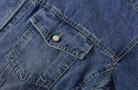 2025 Özel Tasarım Yüksek Kalite Unisex Kot Ceketler Günlük Düz Vintage %100 Pamuk Nefes Alabilen Çevre Dostu Cepli Kışlık Plus