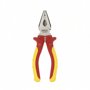 Pince à bec long Stanley Maxsteel conforme VDE, lot multi-pinces avec surface de mâchoire dentée et poignée en plastique souple - Product Image 2