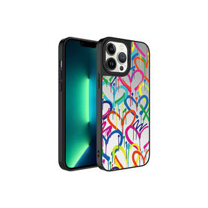 Funda de Silicona de Lujo con Patrón de Corazones para iPhone 13 Pro, Carcasa Trasera Antigolpes con Protección de Cámara, Compatible con A53, A22, A21S, A12, A32, A50 - Product Image 1