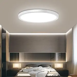 Casa Iluminação Teto Conduzido Redondo Interno Moderno Montado Moderno Luminária De Teto Para A Lâmpada Do Quarto