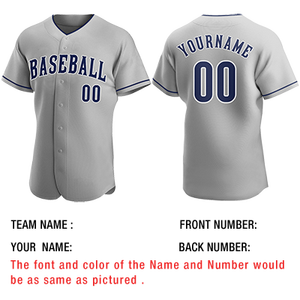 Camisetas de béisbol personalizadas en blanco cosidas para hombres y mujeres, camisetas de béisbol personalizadas para jóvenes, diseño con botones, uniformes de equipos deportivos - Product Image 2