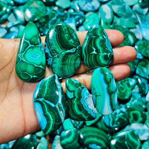 อัญมณี100% ธรรมชาติอัญมณีหลวม chrysocolla Malachite สำหรับทำเครื่องประดับราคาขายส่ง - Product Image 2
