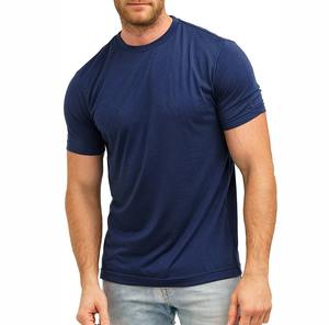 Camiseta 100% Algodón para Hombre, Manga Corta, Camiseta Deportiva Ligera de Merino, Capa Base para Senderismo, Camiseta Interior Suave y Transpirable - Product Image 2