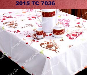 Nappe brodée décor à la maison fantaisie carreaux rayé 100% coton Design personnalisé lin tissé fabrication en gros - Product Image 5