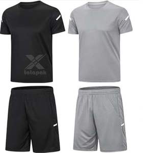 Maillot de football de qualité export 2026, vêtements d'équipe personnalisés, 100% polyester, séchage rapide, unisexe, adulte, entraînement, OEM/ODM accepté - Product Image 2