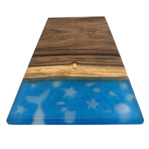 Planche à découper en bois en résine époxy de qualité supérieure, planche à fromage de service pour la confiserie aliments fromage Fruits - Product Image 5