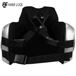Protège-poitrine en cuir Pro-Level pour l'entraînement de boxe Muay Thai Karaté Protection durable pour la compétition - Product Image 3