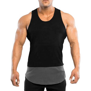 GAF OEM verano alta calidad hombres algodón camiseta sin mangas Fitness gimnasio hombres camiseta sin mangas de talla grande para hombres camiseta sin mangas - Product Image 5