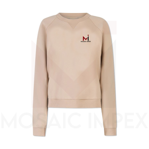 Mosaic Impex Newest Style <b>pink</b> Color Ladies Streetwear Winter High Neck Style Oversized Sweat Shirts Women's <b>Sweatshirt</b> - Product Image 3
