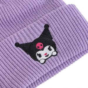 Chapeau d'hiver Hello Kitty personnalisable avec pompon en fausse fourrure, respirant, en mohair, taille unique - Avec image de dessin animé et logo personnalisé - Product Image 4