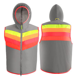 Vêtement de travail haute visibilité, veste de sécurité sans manches avec bande réfléchissante pour les travailleurs du bâtiment et les travailleurs en extérieur - Product Image 3