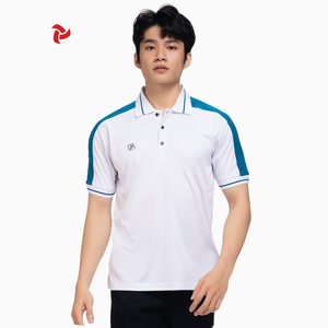 Lujo Unisex secado rápido transpirable estiramiento activo ligero 100% poliéster polos tela de alta calidad Fitness deportes - Product Image 5